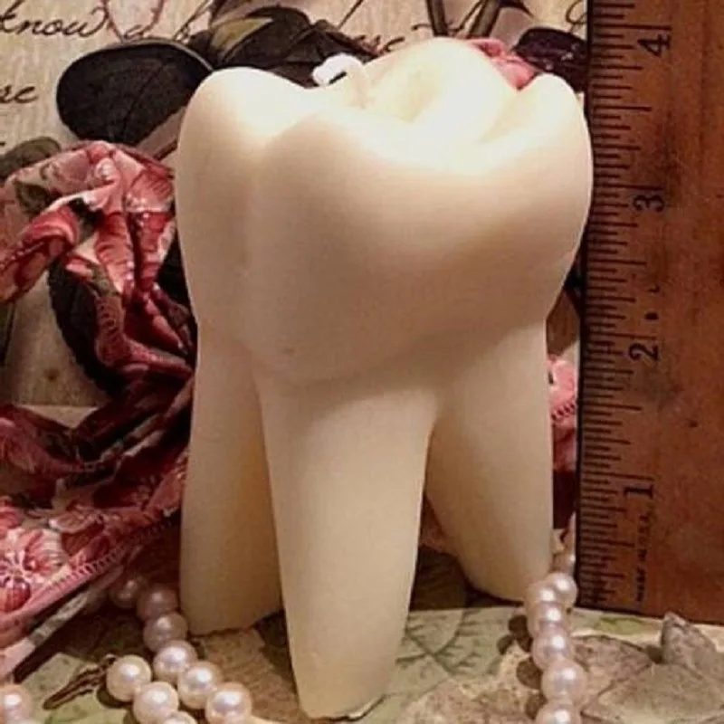 

Diy Tooth Shape Candle Mold 3d Silicone Mold Creative Gypsum Diffuser Stone Chocolates Cake Ornament Epoxy Resin Soy Wax Mould