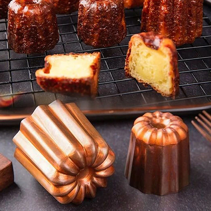 

1PC Aluminum Alloy Chocolate Mold Pudding Jelly Cake Molds Flower Shaped Soap Mold Bakeware DIY Decorating Kitchen Tool