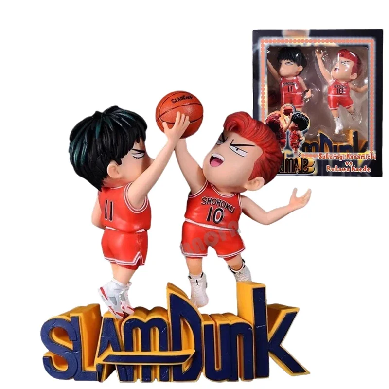 

22cm SLAM DUNK Anime Figure Rukawa Kaede/Sakuragi Hanamichi Action Figure SLAM DUNK Figurine Collectible Model Doll Toys Gifts