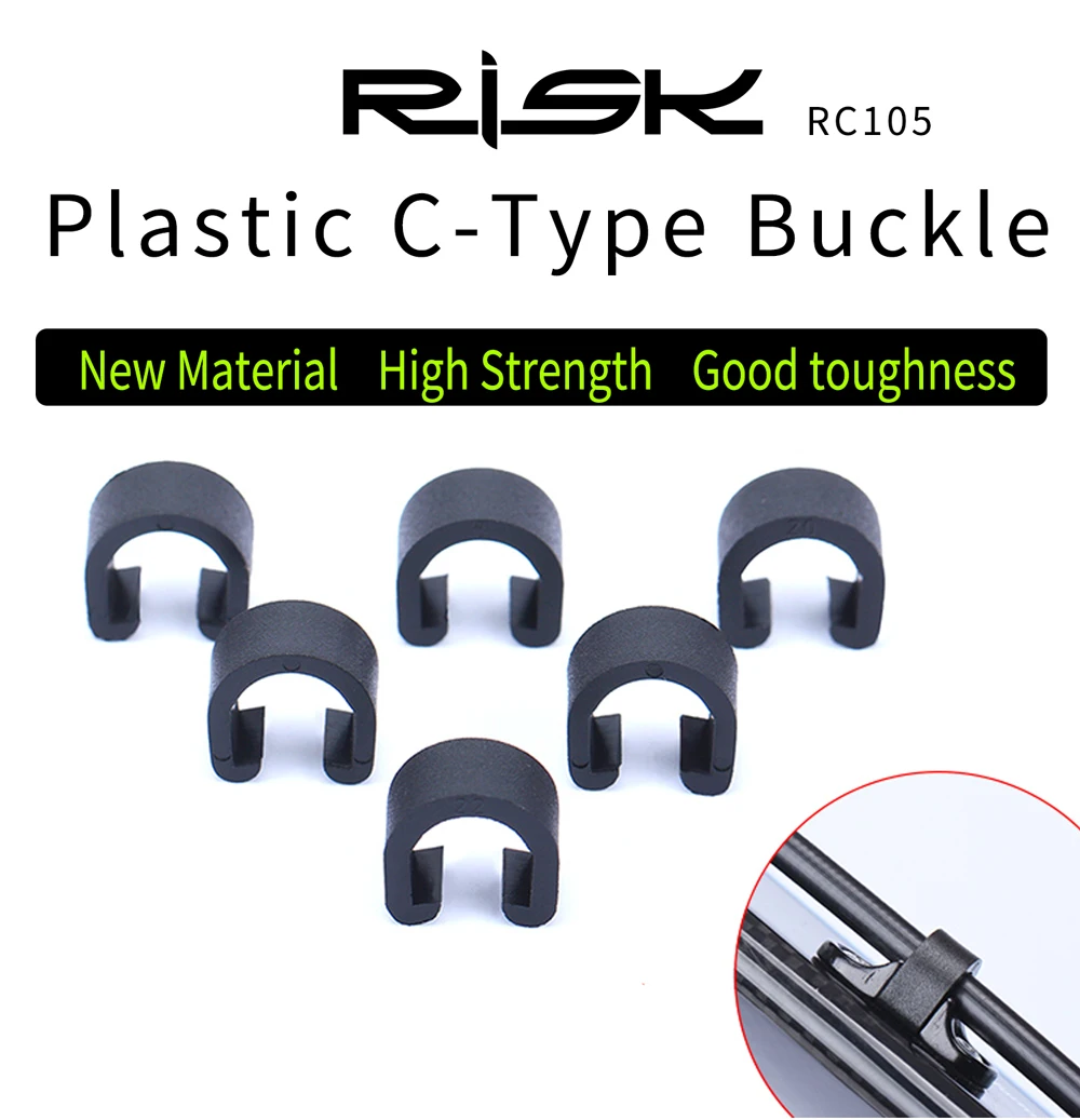 

30 шт./партия, пластиковые клипсы на раму велосипеда