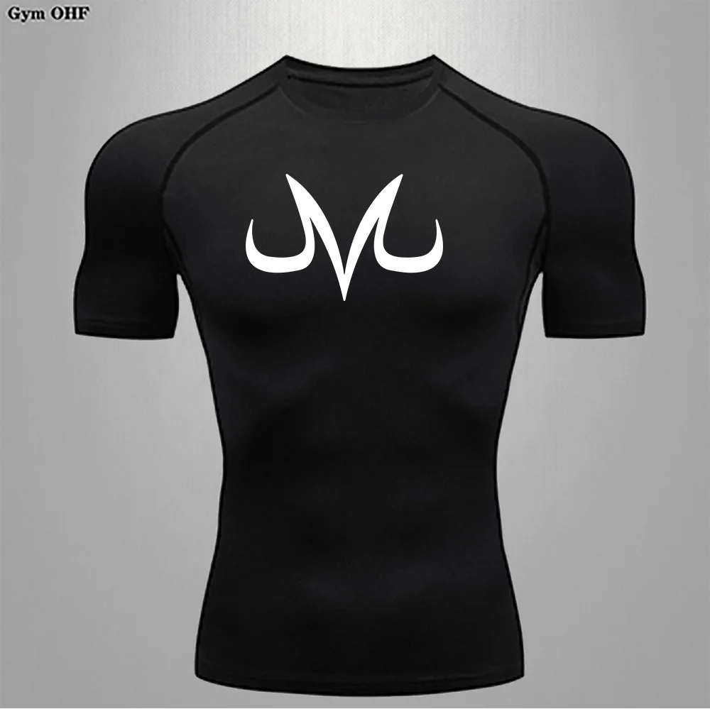 Мужская Спортивная Футболка Rashguard MMA облегающий Топ для бега фитнеса