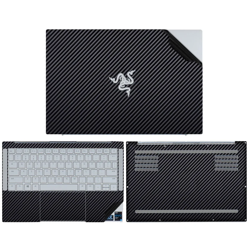 Скин для ноутбука Razer Blade RZ09-0330 0367/RZ09-0328 0369 0327 0310 виниловые наклейки Book 13 RZ09-0357 2021 пленка.