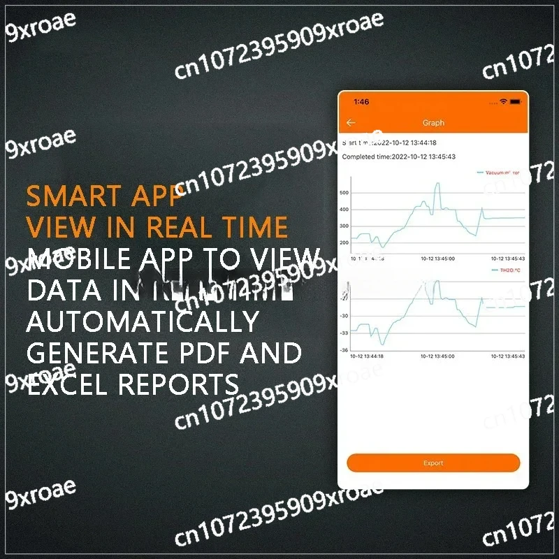 Цифровой микронный вакуумметр точное измерение для обслуживания холодильного