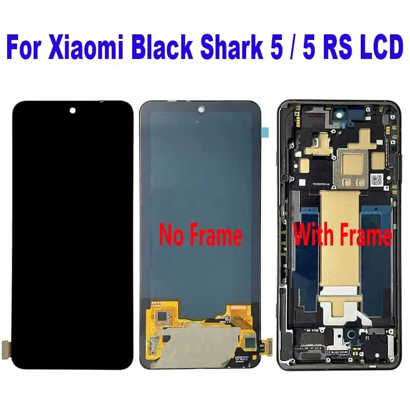 For Xiaomi Black Shark 5 RS KSR-A0 LCD Display Touch Screen Digitizer Assembly PAR-A0 PAR-H0