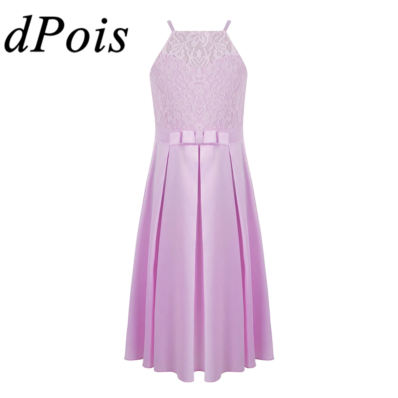 

Kids Dresses Elegant Girls Lace Satin Dress for Dancing Ballet Lyrical Party Princess Dress Petite Robe Filles Children Costume