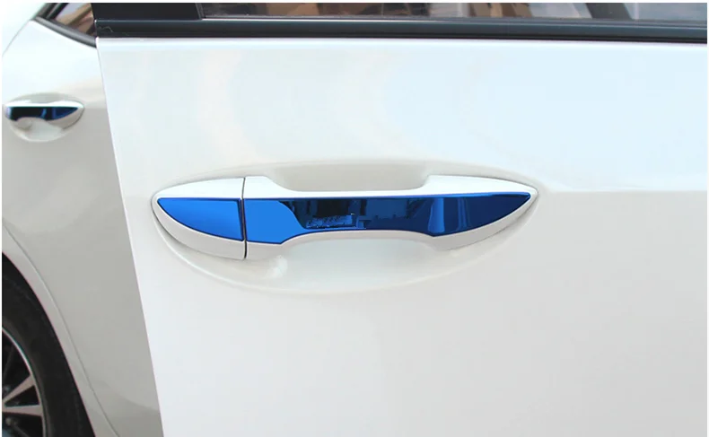 Подходит для Toyota Corolla 2014 2015 2016 2017 аксессуары Altis искусственная ручка отделка