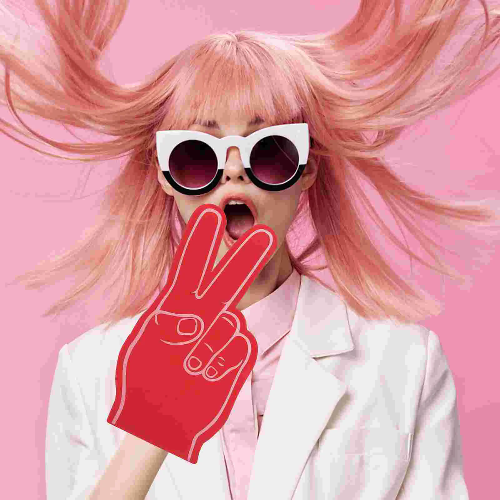 

3 Pcs Foam Fingers Noise Makers Football Game Kids Toys Cheerleading Props Gloves Stuff for