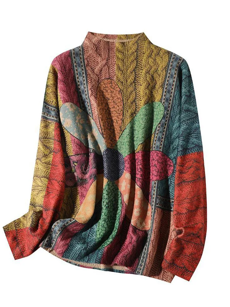 Max LuLu корейский зимний модный вязаный пуловер женские свободные теплые