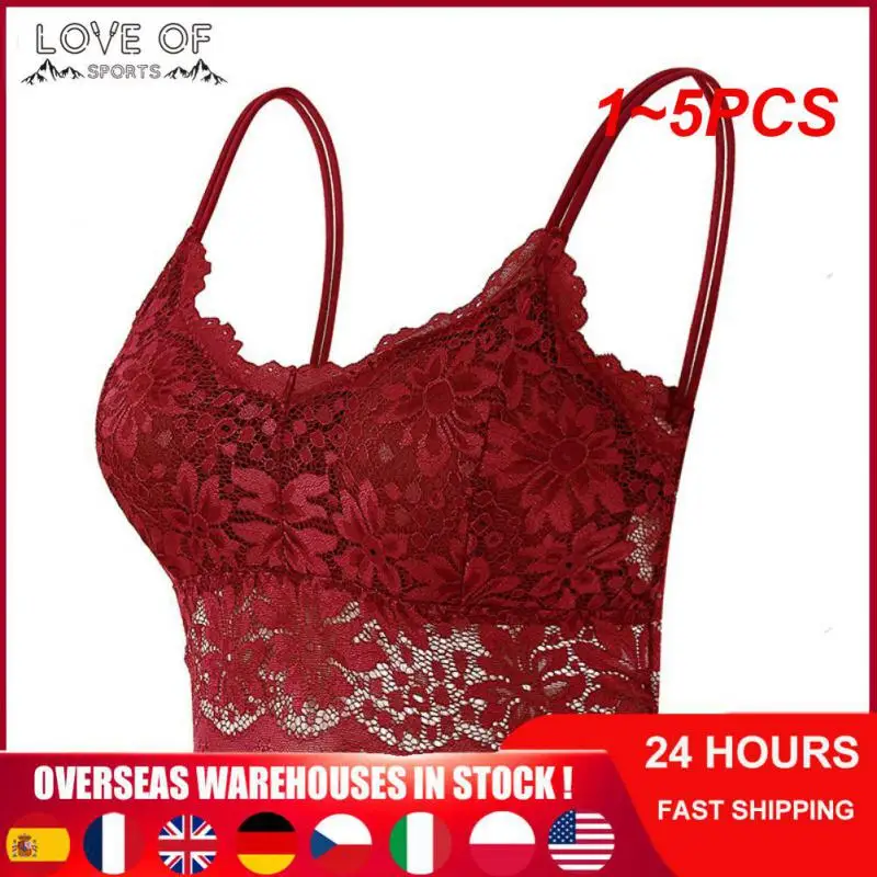 

1-5 шт., женский кружевной бюстгальтер без бретелек