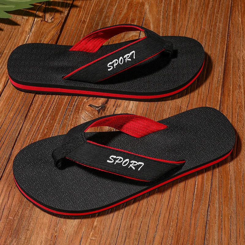 

New Slippers Men Luxury Casual Flip Flops Summer Fashion Outdoor indoor male thick Sole Anti-Slip Shoes Eva Beach Sandals