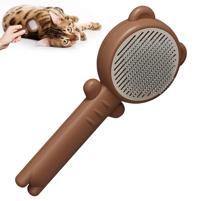 

Силиконовая Щетка для собак, портативная щетка для кошек, расческа для домашних питомцев, щетка для груминга кошек и собак, Длинные Короткие волосы, Рассыпчатая Нижняя щетка, спутанные волосы