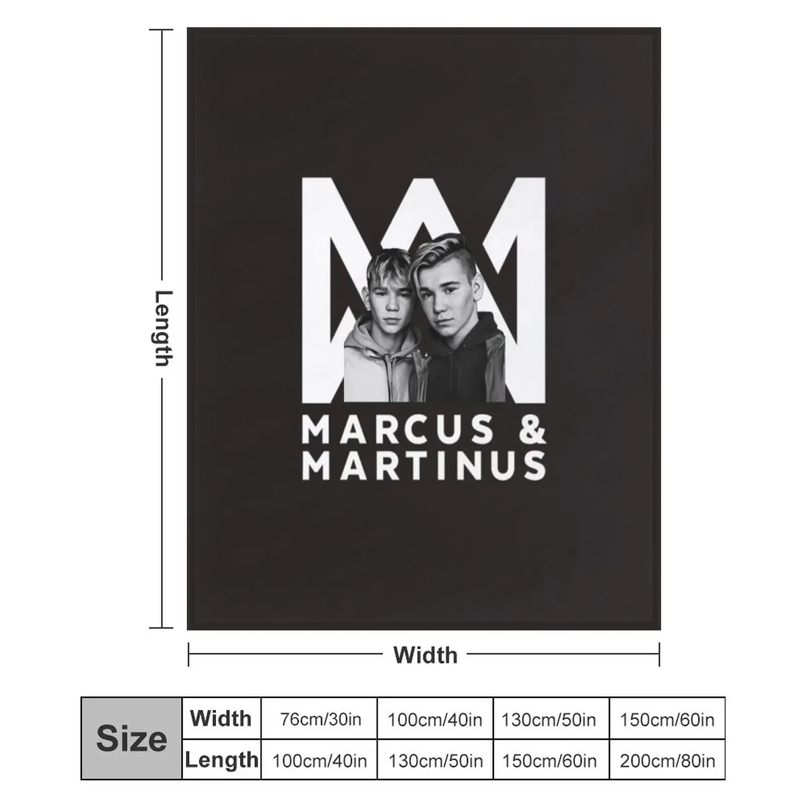 Плед с логотипом Marcus Martinus, мягкий теплый плед, подарок для дедушек и бабушек (art.: 3920dc284d0f4) - 3920dc284d0f4
