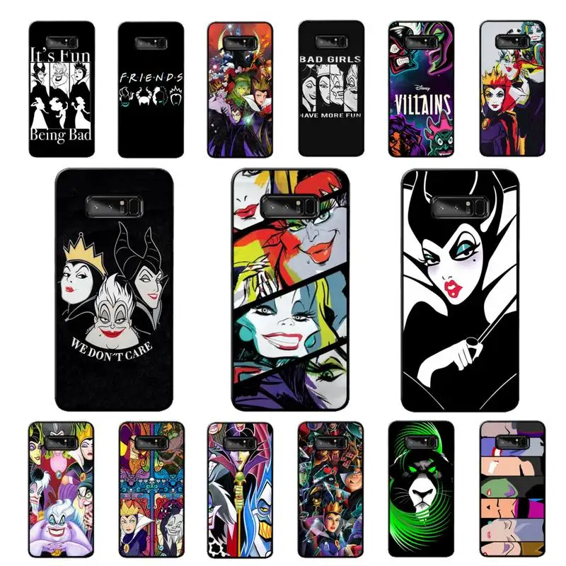 

Disney villains Phone Case for Samsung Note 5 7 8 9 10 20 pro plus lite ultra A21 12 02