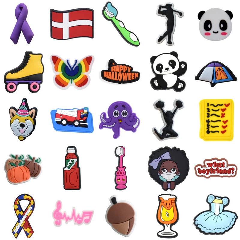 

Женские джинсы для Crocs, подвески, детские рождественские подарки, подвески для Croc, аксессуары для обуви, дизайнерские новые летние подвески для обуви