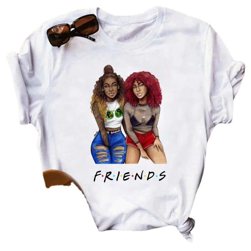 

Женская футболка с принтом на спине, с коротким рукавом