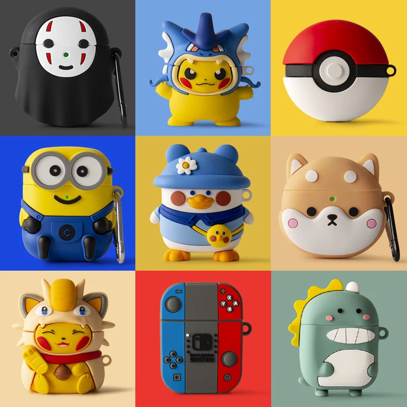 

Redmi AirDots 3 Pro Earphone Cover Protective Case Silicone Soft Shell Cartoon Cute
