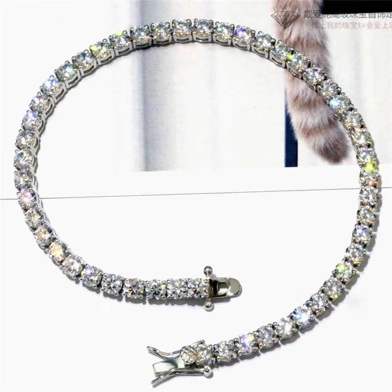 

Super Shiny Moissant Bracelet Party Fashion Silver 925