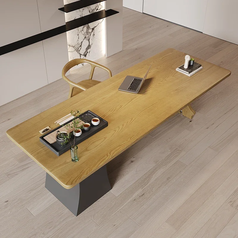 Креативный дизайнерский деревянный компьютерный стол роскошные ящики офисная