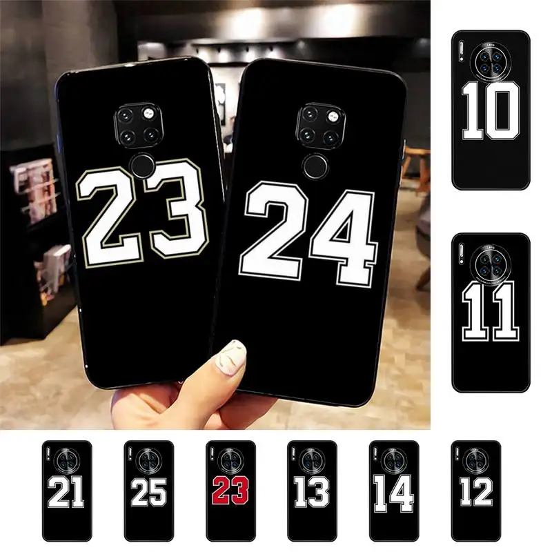 

Basketball Football Rugby Stars Phone Case For Huawei Nova 3I 3E mate 20lite 20Pro 10lite Luxury funda case