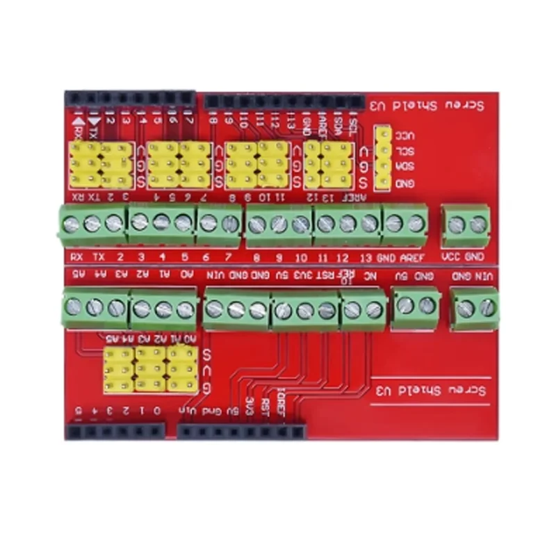 Винтовой щит V1 терминал V3 Плата расширения совместима с UNO R3 интерактивный медиа