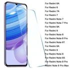 Закаленное стекло с полным покрытием для Xiaomi Redmi Note 9 8 7 5 6 9S 10 Pro Max, Защита экрана для Redmi 8A 8 7 7A 9 9A 8T, стекло