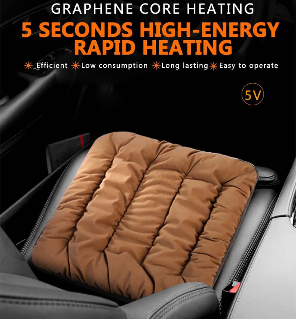 

Автомобильная подушка с подогревом, чехол для сиденья двойного назначения, теплая массажная подушка, домашняя автомобильная электрическая...