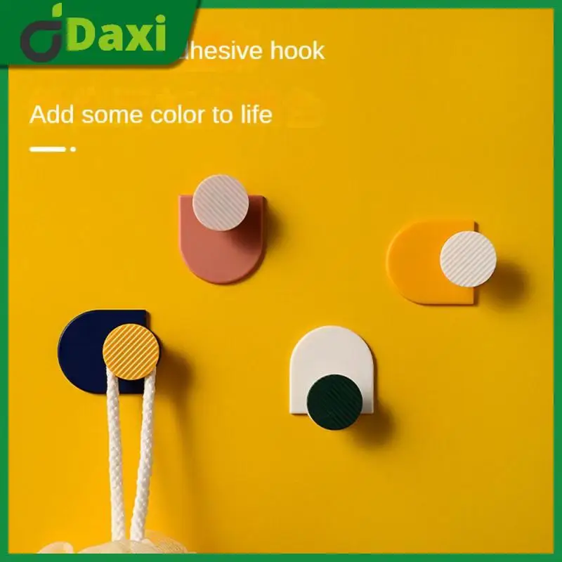 

Strong Wall Hanging Door Hook Creative Key Door Clothes Hook Key Organizer Self Adhesive Adhesive Hook Bathroom Accessories