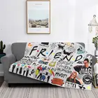 Одеяло Фланелевое в американском стиле для ТВ-шоу с героями мультфильмов