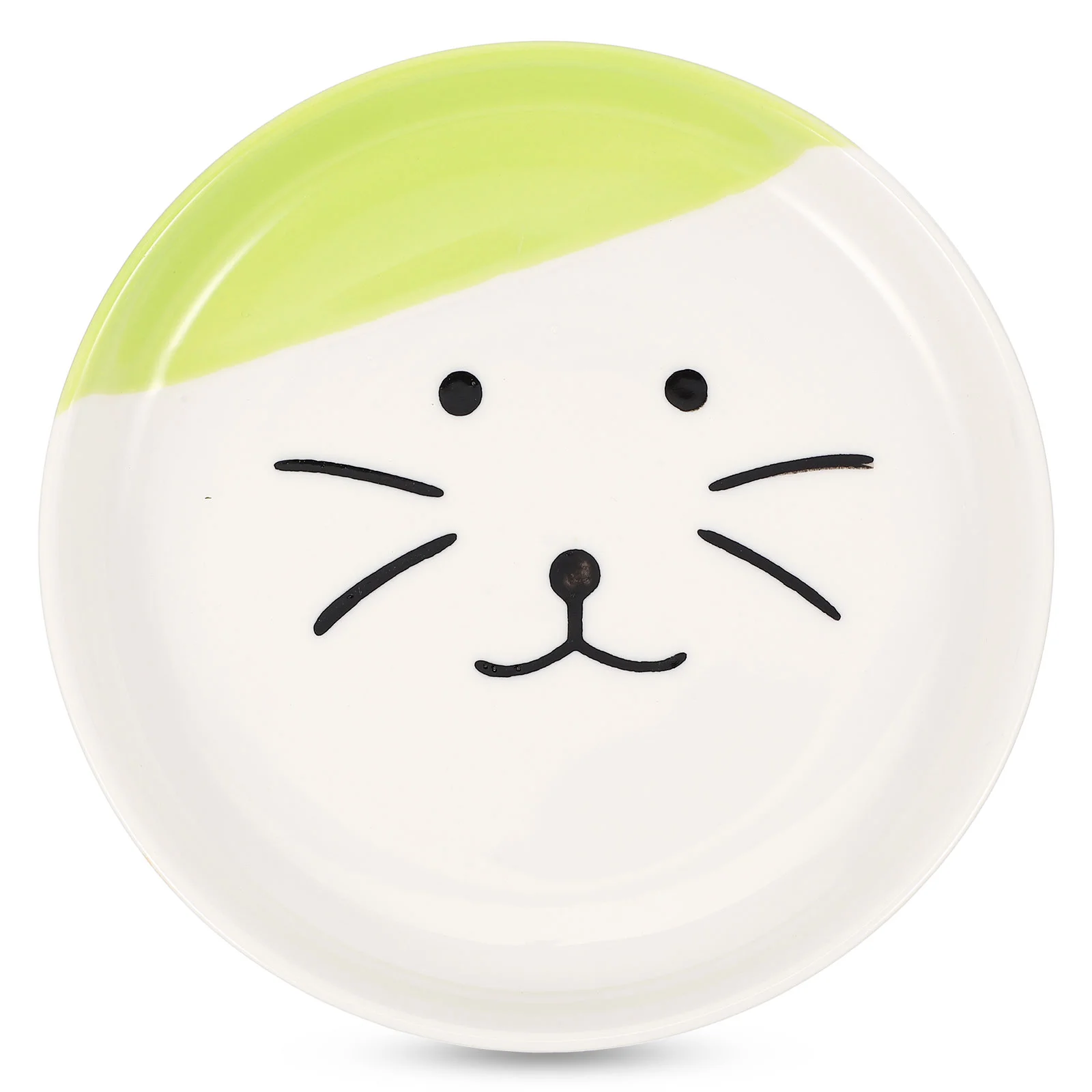 

Bowl Ceramic Dish Shallow Cat Dish Cat Bowl Ceramic Cat Bowl Cat Bowl for Feeding Indoor Pets