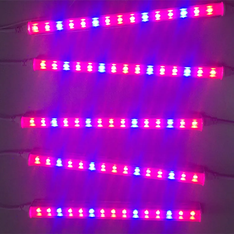 1/5 шт. светодиодный светильник для выращивания растений T5 трубка красный синий