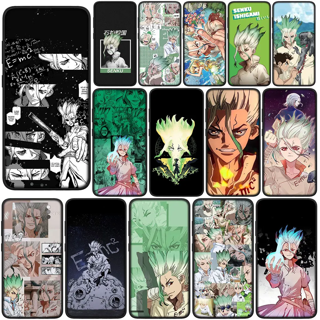 Dr Stone Cartoon Ishigami Senkuu Phone Cover Case for Samsung Galaxy A10 A20 A53 A30 A31 A32 A50 A51 A52 A12 A33 Soft Casing