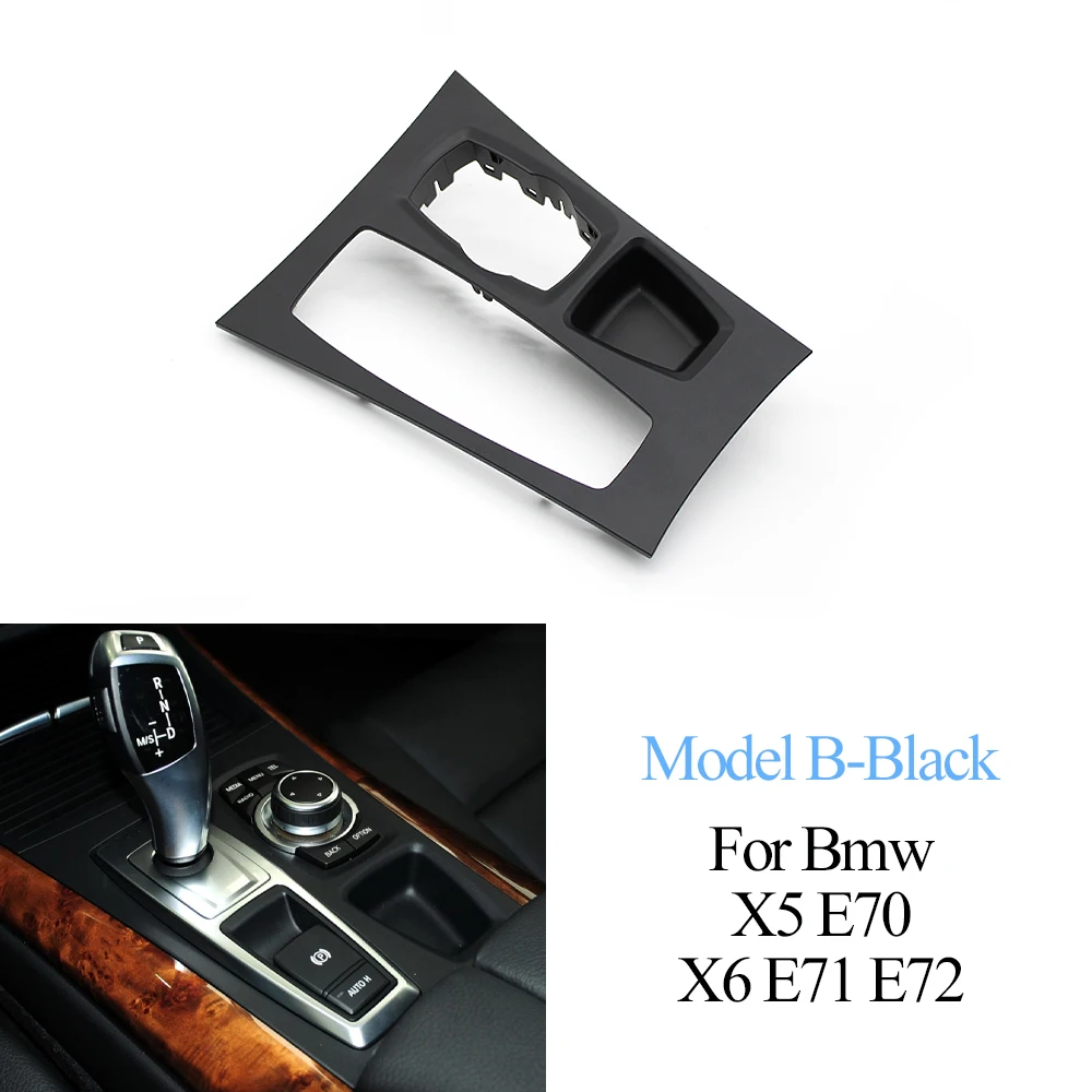 

Левая рука автомобиля, центральная консоль, накладка переключения передач, крышка переключения передач, панель для BMW X5 X6 E70 E71 E72 2007-2013 51166954947