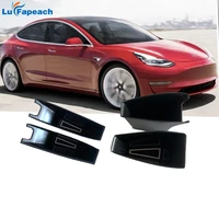 suitable for tesla model3 2021 model y auto organizer armrest doorstorage box modified interior abs tray car accessories holder