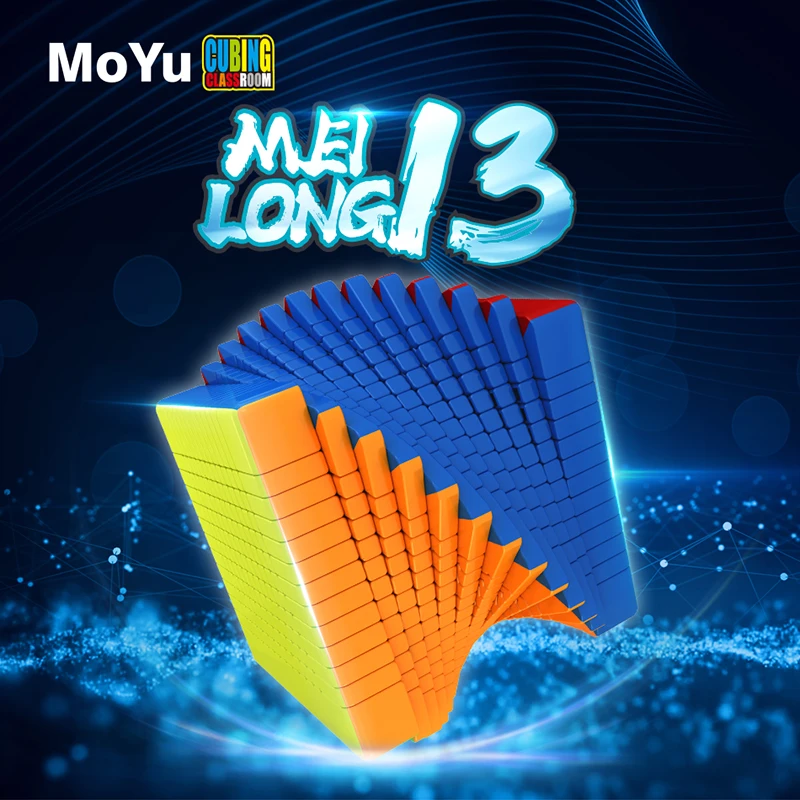 [Picube] MoYu Meilong 13x13 12x12 11x11 10x10 магический куб кубики класс пазл наклейки без наклеек