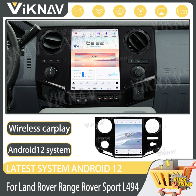 

Автомагнитола на Android для Ford F250 F350 F450 F650 2009-2014 Carplay, GPS-навигация, вертикальный экран, мультимедийный плеер