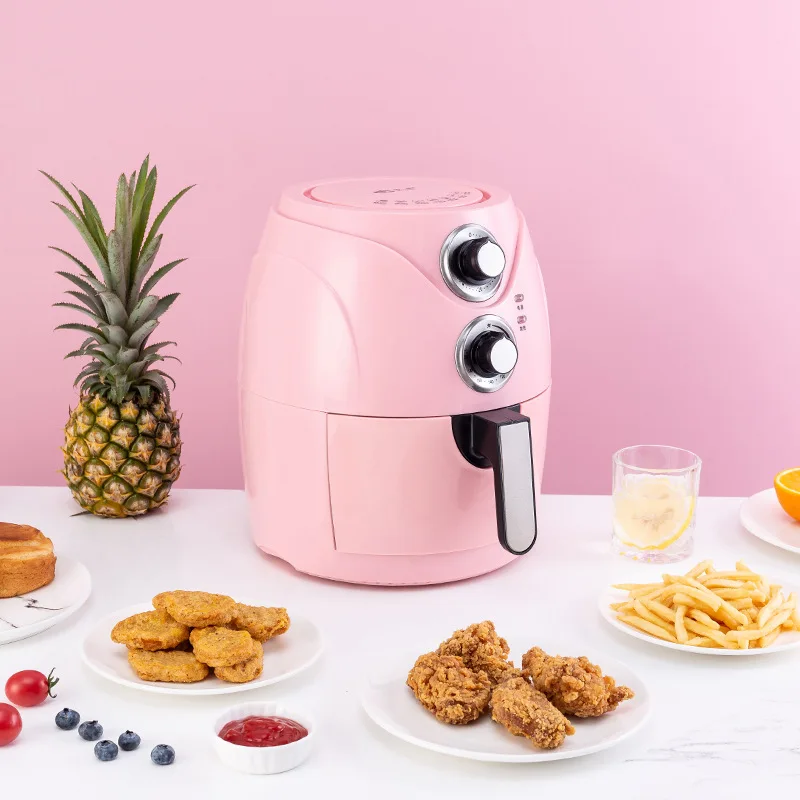 

5L Healthy Air Fryer 220V Intelligent Automatic Baker Oven Multifunction EU Plug Chips Nuggets Mozzarella Stick Maker 3 People