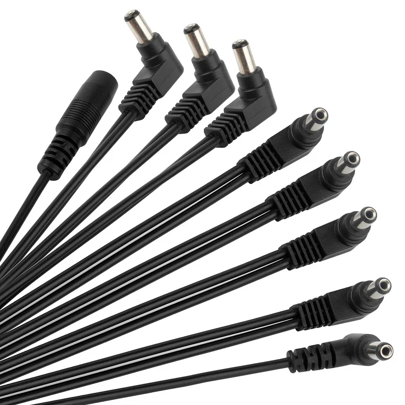 

Caline 3/5/6/8 Ways Electrode Daisy Chain Harness Cable Copper Wire for Guitar Effects Pedal Power Supply Adapter Splitter