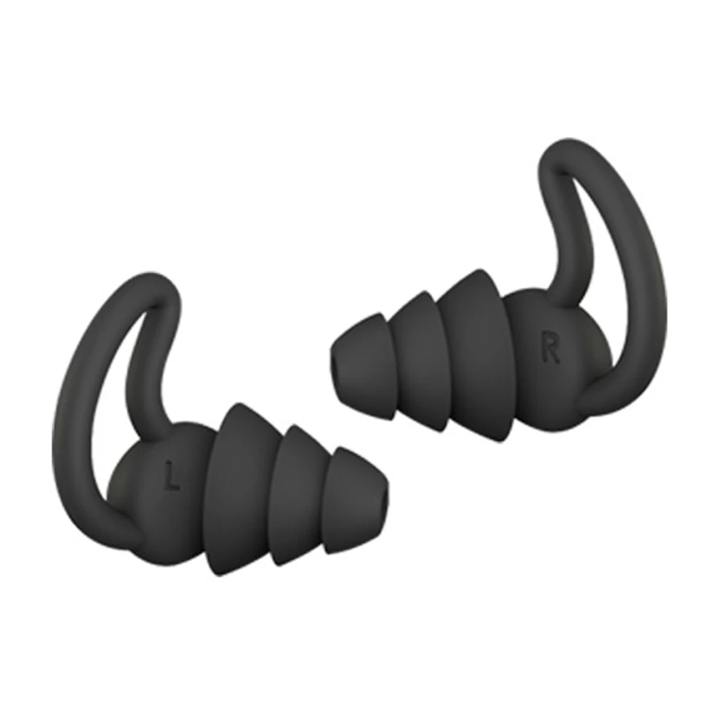 

1/2/3/5 Earplug Soft Silicone Solid Multi-Layer Earplugs Modern Minimalist Tool Comfortable Reduce Noise Home Supplies Bedroom
