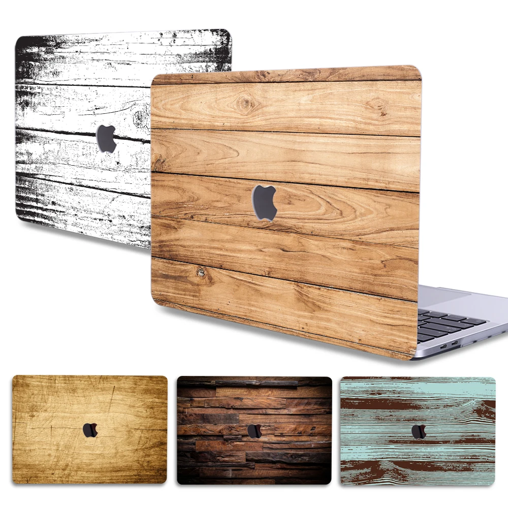 

3D Print Vintage Wood Laptops Case For Macbook Air 13 A2337 A2179 A2338 2020 M1 Chip Pro A2289 Mac Book A1466