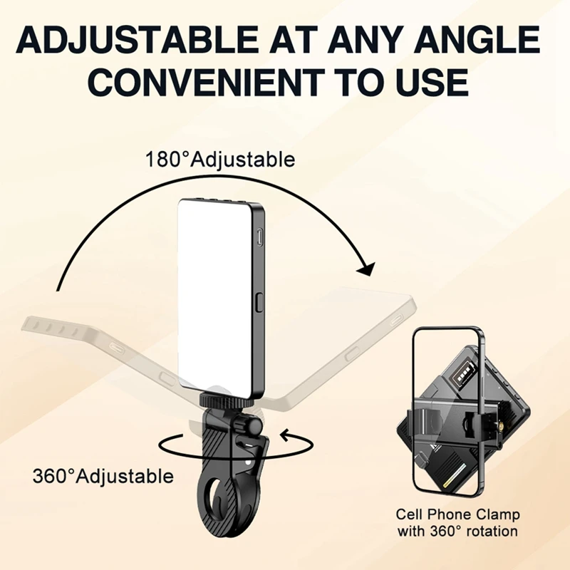 Смартфон заполняющий светильник для селфи 2500K-9000K видеоконференция прямая