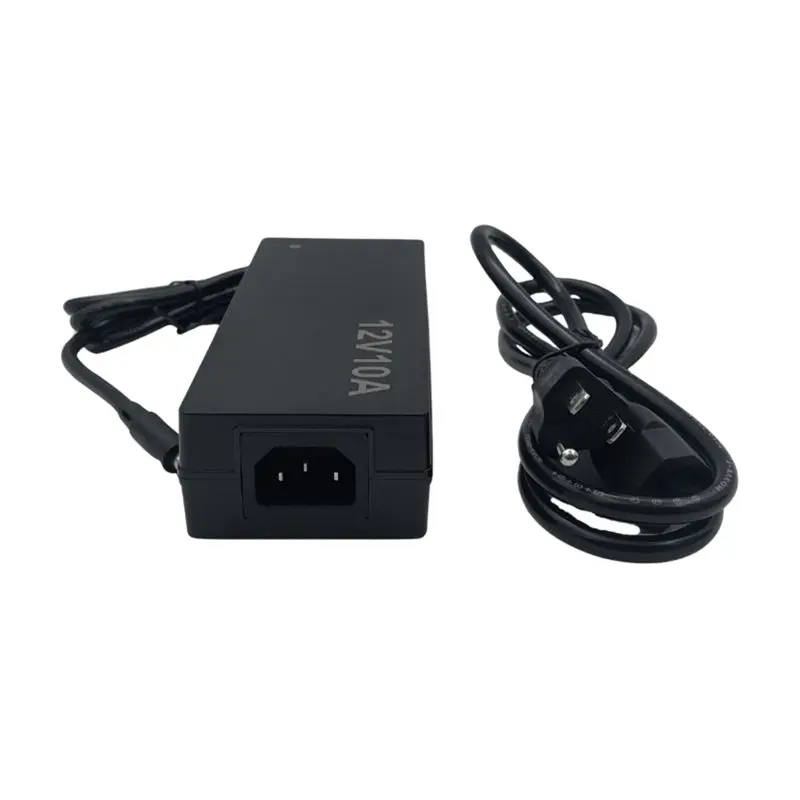 Фото Блок питания Nerdqaxe++ 12В 10А для майнеров Suprahex 702/Nerdqaxe++ 4.8T ASIC, адаптер питания 12В 10А, вилка UK, модель Y41A. №5