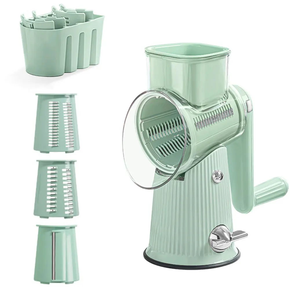 Роторная терка для сыра измельчитель с 3/5 сменными лезвиями еды кухонный легко