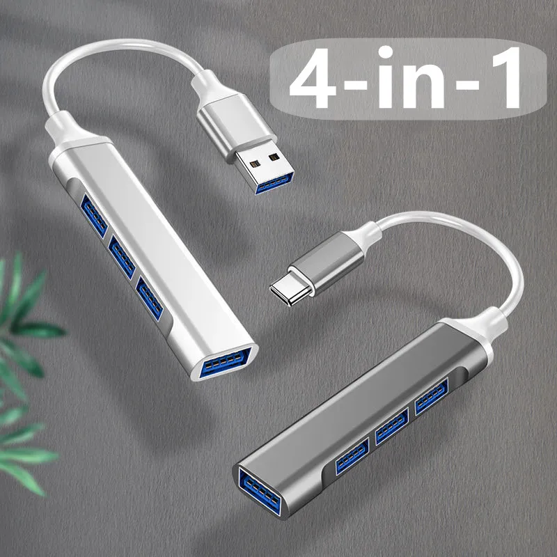 

Type C USB C HUB High Speed 4 Port Multi Splitter Adapter OTG for Lenovo HUAWEI Xiaomi Macbook Pro 15 Air Pro Accessories