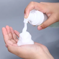 foaming soap bottle empty plastic mousse facial cleanser pump bottle refillable lotion shampoo dispenser