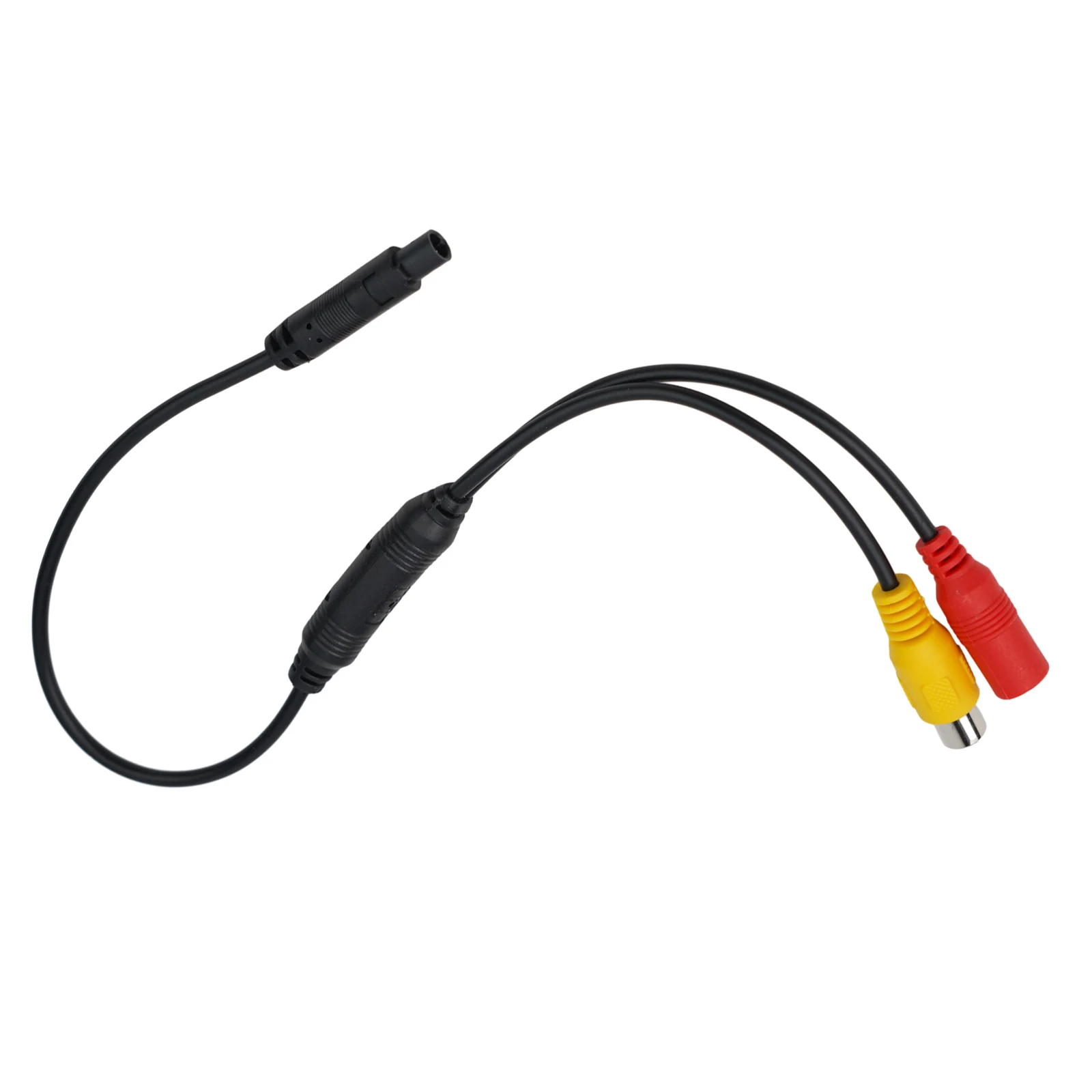 Кабель-переходник DC 12V CVBS (штекер) на 4-контактный (гнездо) 50 см для подключения камеры заднего вида к DVRмонитору парковки (art.: 3920da43424aa) - 3920da43424aa