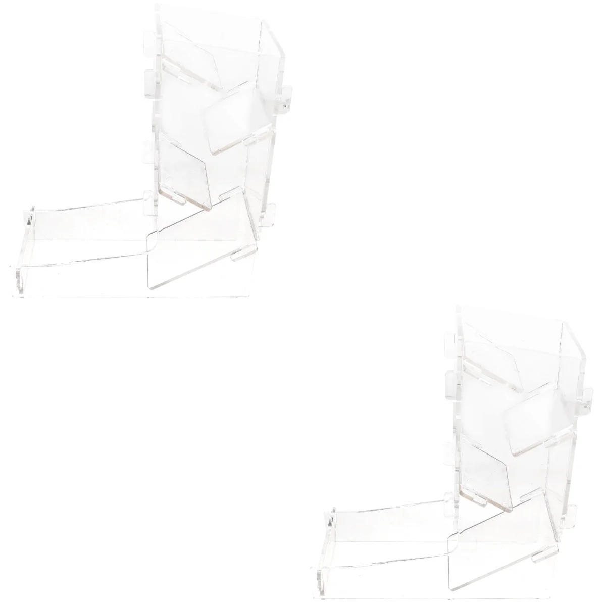 

2pcs Wear-resistant Dice Rolling Tower Decorative Dice Tower Game Dice Accessory