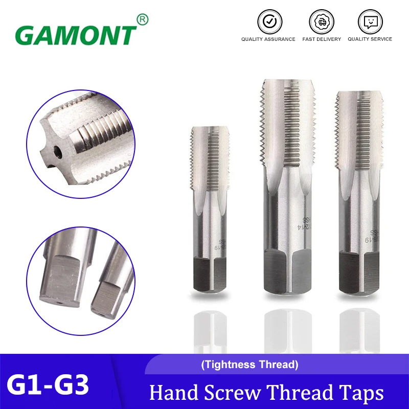 

GAMONT Pipe Thread Machine Taps For Tapping Materials Required Tightness Thread Wrench Plate Hand Pipe Screw Thread Attack Pipe