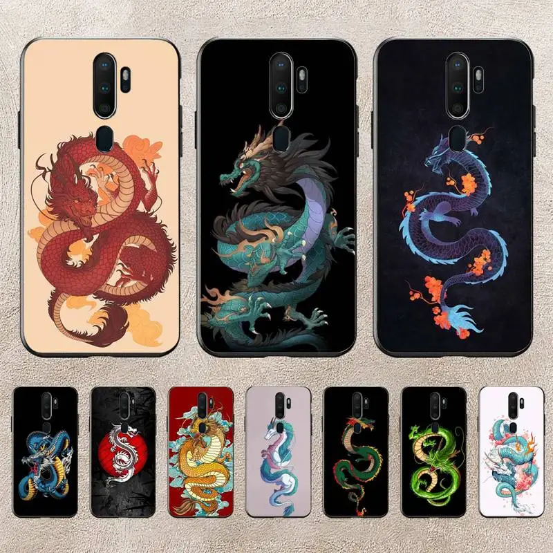 

Fashion Dragon Animal Pattern Phone Case For Redmi 9A 8A 6A Note 9 8 10 11S 8T Pro K20 K30 K40 Pro PocoF3 Note11 5G Case