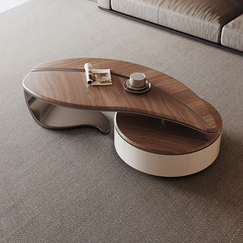 Кофейный столик с регулируемой высотой компьютерный современный Кофи-столик для