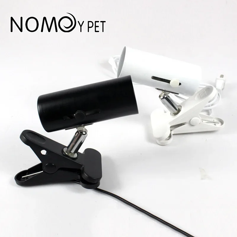 Держатель лампы-переключателя белый гибкий зажим для настольного светильника